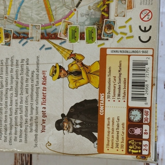 Ticket to Ride Cross-Country Adventure Board Game New - Picture 5 of 8